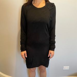 Athleta gray dress long sleeve